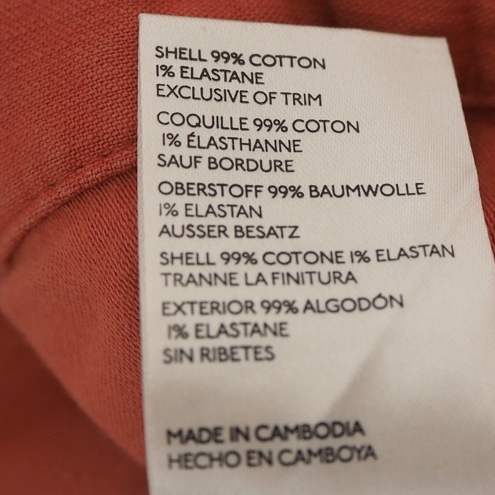 Pilcro Painter Puddle Pants Sz 25 Wide Leg High Waist Carpenter Jeans in Coral - Picture 10 of 11